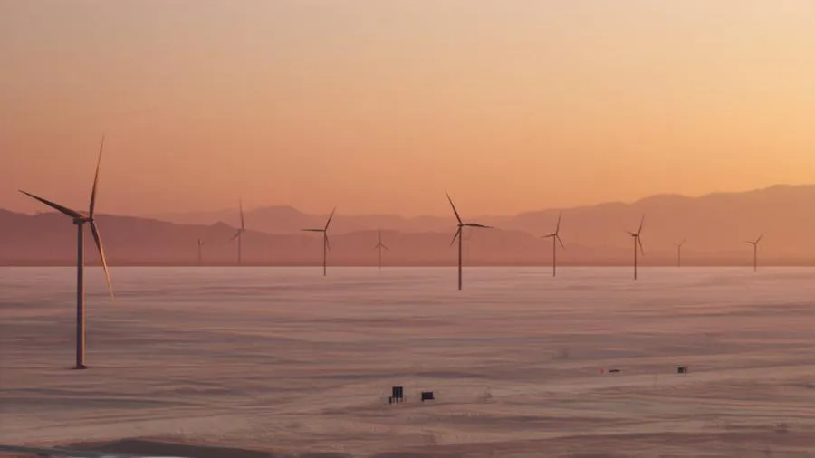 Wind turbines in the Atacama desert — renewable energy consulting in Chile